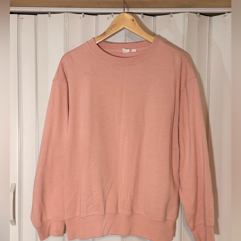 GAP Men's Crewneck Sweater in Dusty Rose